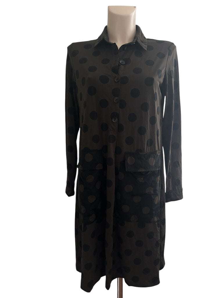 Alembika jurk M, Kleding | Dames, Jurken, Maat 38/40 (M), Bruin, Ophalen of Verzenden, Zo goed als nieuw