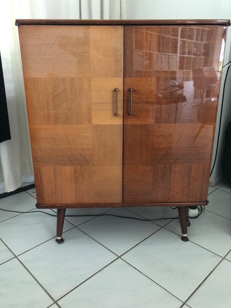 Vintage tv kastje, Huis en Inrichting, Ophalen, Gebruikt, 50 tot 100 cm, 50’s vintage