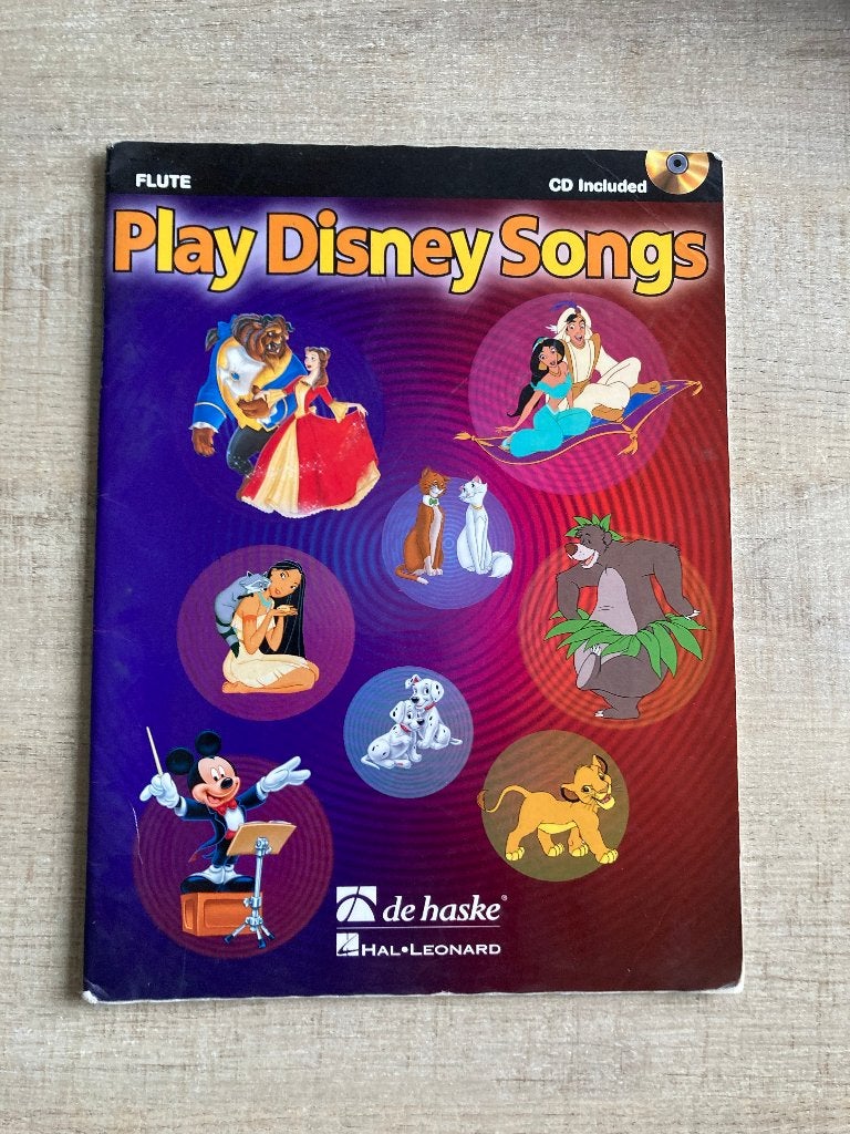 Play Disney Songs - Flute, Muziek en Instrumenten, Bladmuziek, Gebruikt, Ophalen of Verzenden, Blokfluit, Artiest of Componist