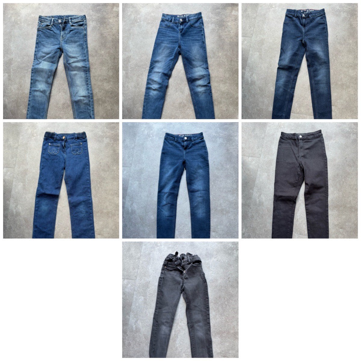 Pakket spijkerbroeken meisje maat 134/140, Kinderen en Baby's, Kinderkleding | Kinder-kledingpakketten, Ophalen of Verzenden, Zo goed als nieuw