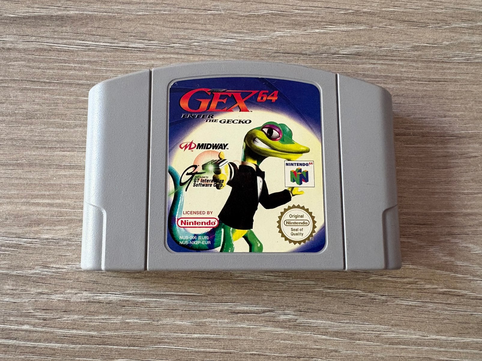 Gex 64 voor de Nintendo 64 ZGAN, 1 speler, Racen en Vliegen, Ophalen of Verzenden, Zo goed als nieuw