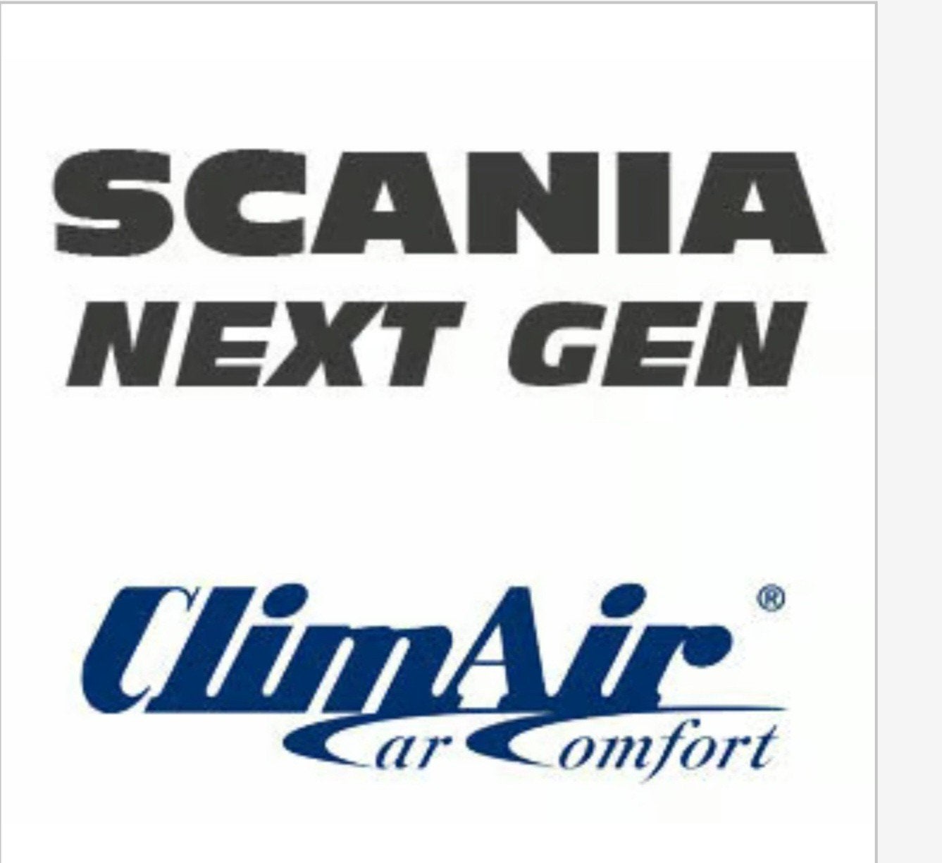 Clim  Air raamfenders voor Scania Nextgen (licht beschadigd, Ophalen of Verzenden