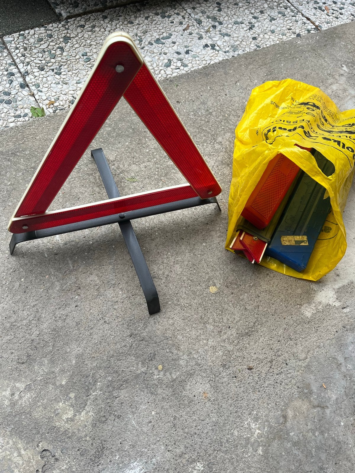 Gevarendriehoek voor auto's - Essentieel voor veiligheid, Ophalen of Verzenden, Gebruikt