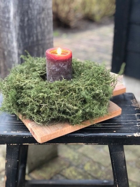 NIEUW SFEERVOL wilde ASPARAGUS krans op serveerplank, Nieuw, Ophalen of Verzenden, Nvt, Nvt