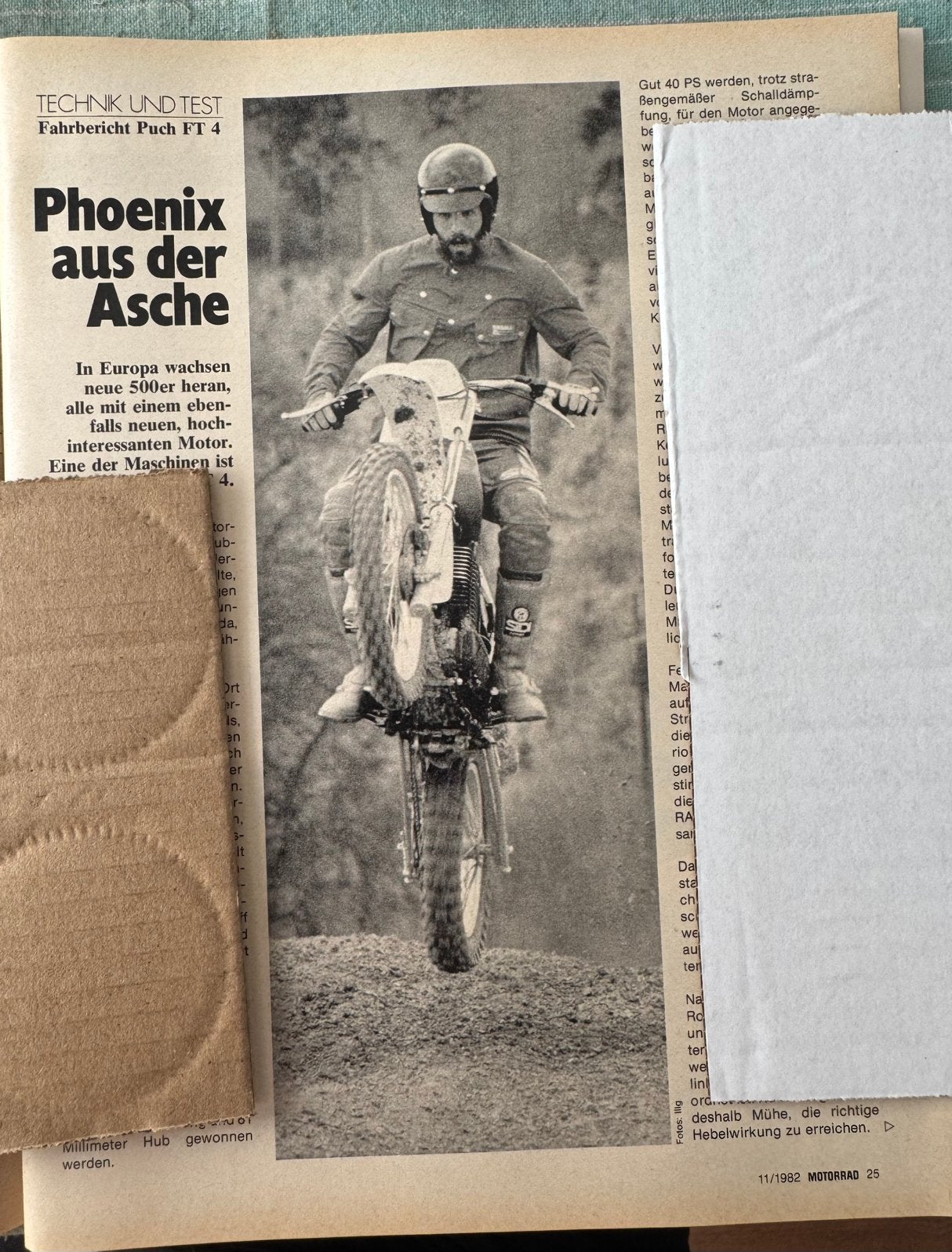 Test 1982 Puch FF4 enduro, Verzenden, Zo goed als nieuw, Motoren