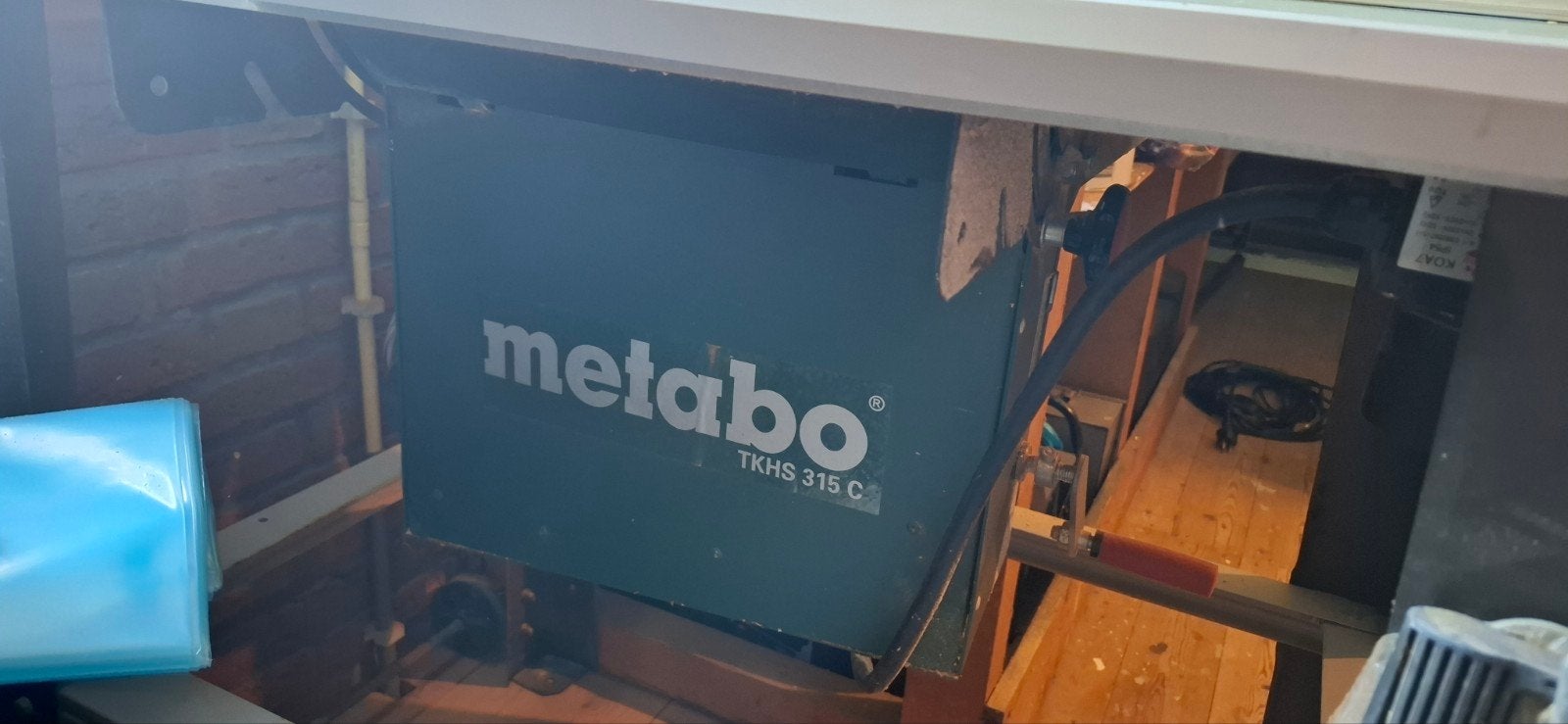 Metabo TKHS 315 C Tafelcirkelzaag - Krachtig en Betrouwbaar, Ophalen, Cirkelzaag, 70 mm of meer, Zo goed als nieuw