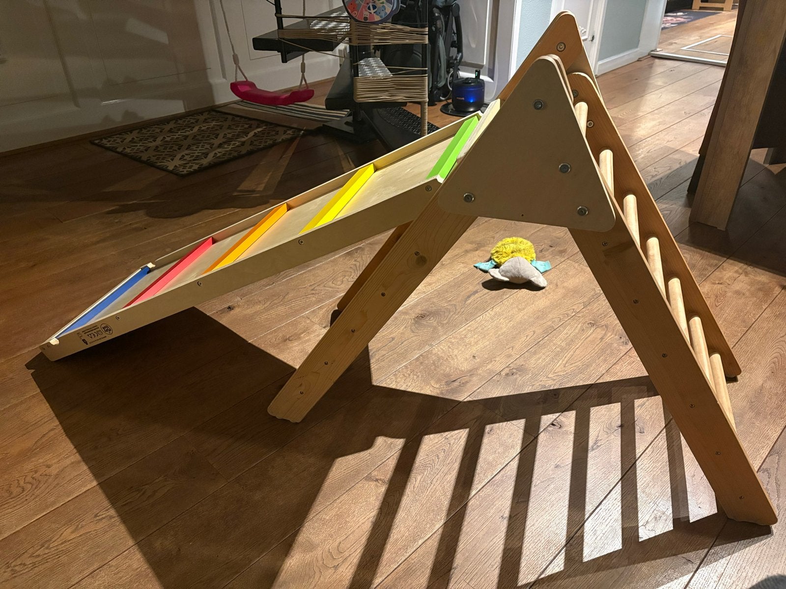 Pikler Driehoek met Glijbaan/Klimplank, Ophalen of Verzenden, Gebruikt, Glijbaan