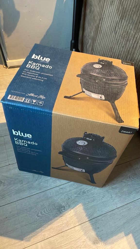 Kamado BBQ zwart VASTE PRIJS €50,-, Ophalen, Nieuw, Kamado, Met accessoires