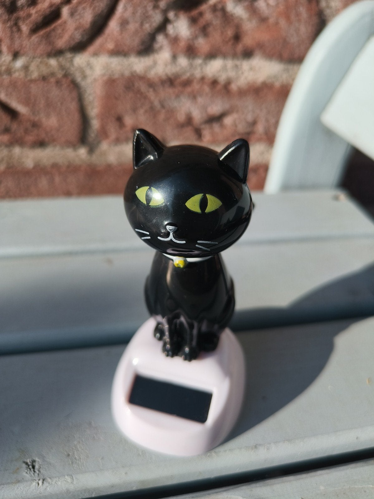 Dansende kat op zonne energie Solar bewegend figuur, 1 speler, Ophalen of Verzenden, Zo goed als nieuw, Vanaf 3 jaar