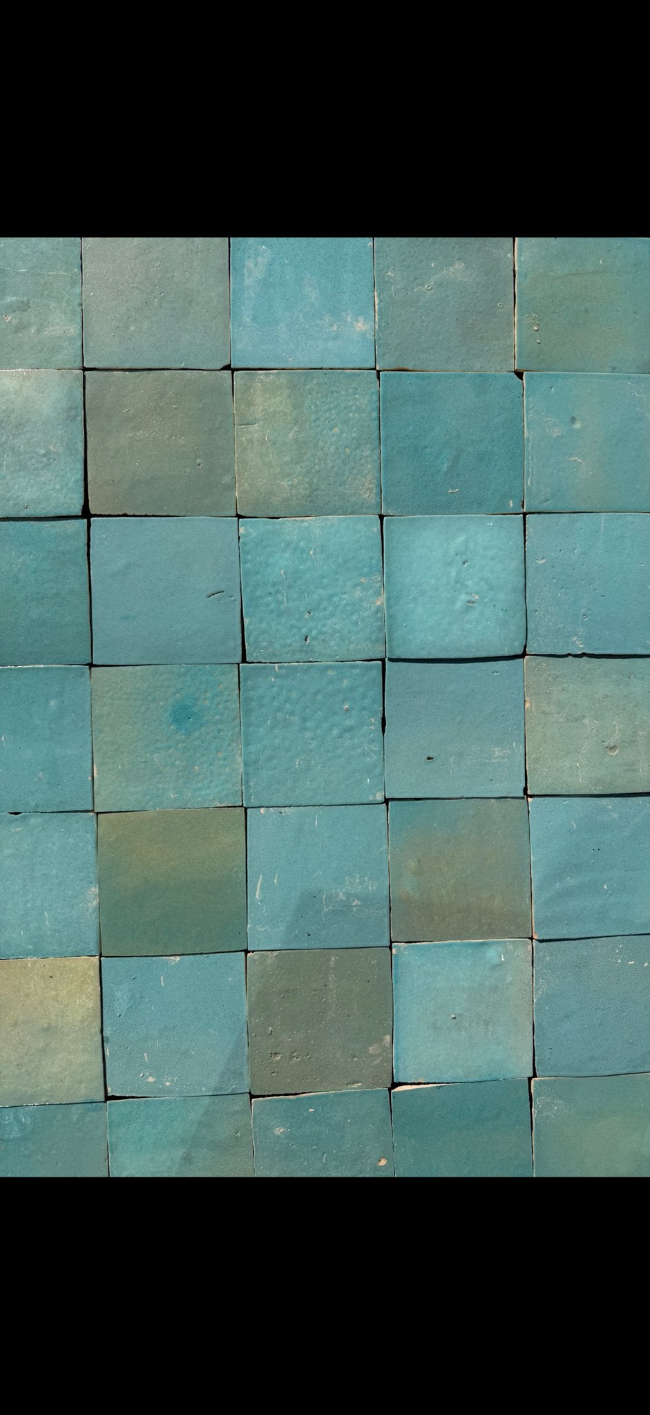Echte zelliges/wandtegels - 14m2 - Turquoise mix, Ophalen, Overige materialen, Wandtegels, Nieuw