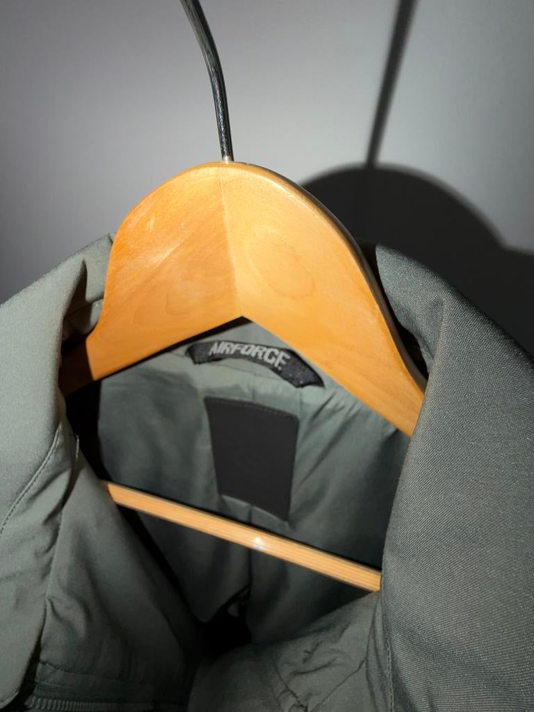 Airforce long technical shell jacket, Ophalen of Verzenden, Gedragen, Maat 42/44 (L), Groen