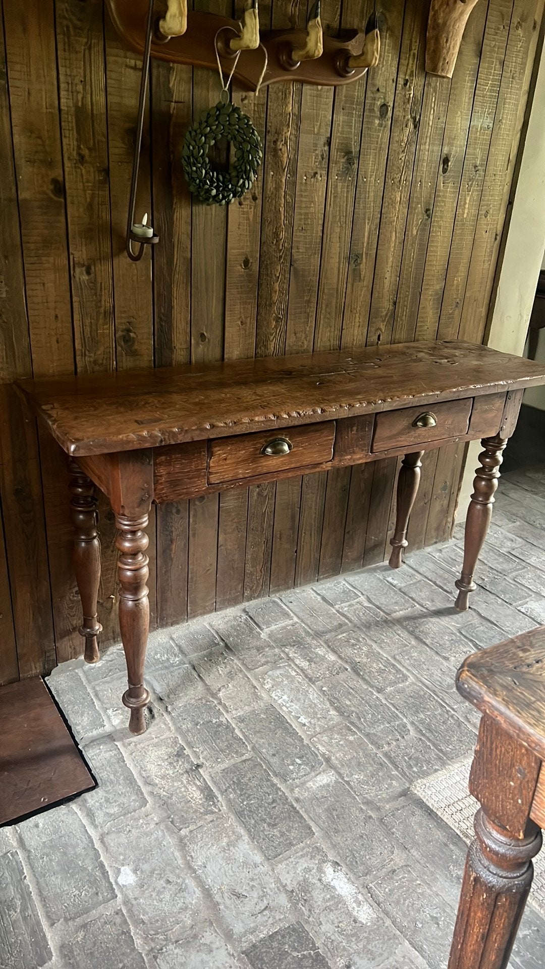 Antieke sidetable, Ophalen