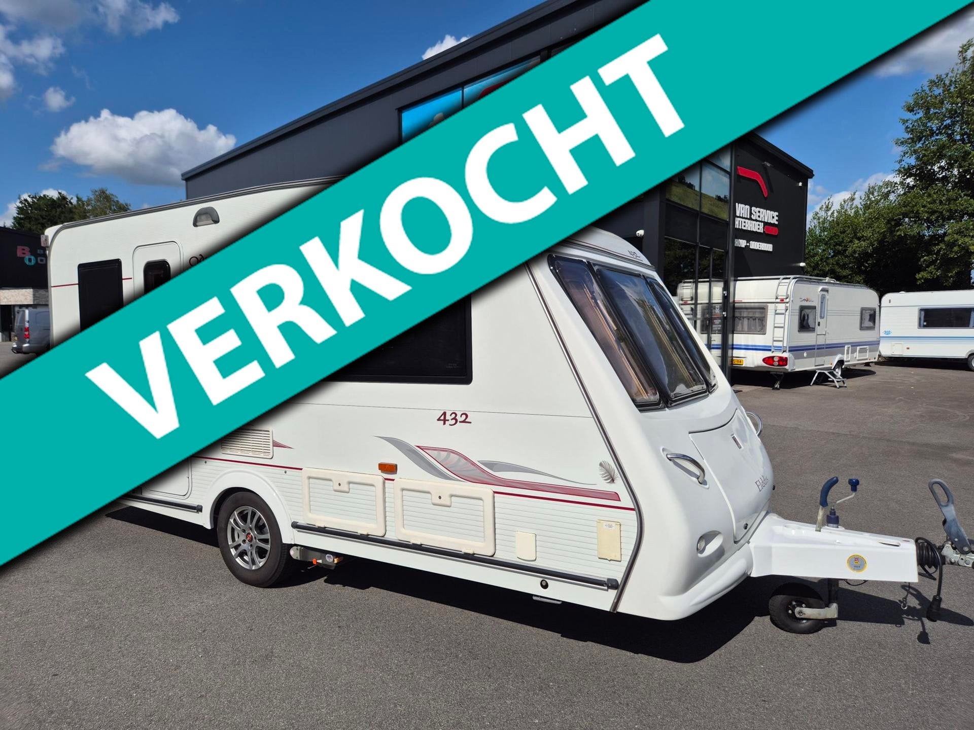 Elddis 432 Enkele bedden of XXL bed Vol aut. mover Nieuw sta, Elddis, Bedrijf, Treinzit, 4 tot 5 meter