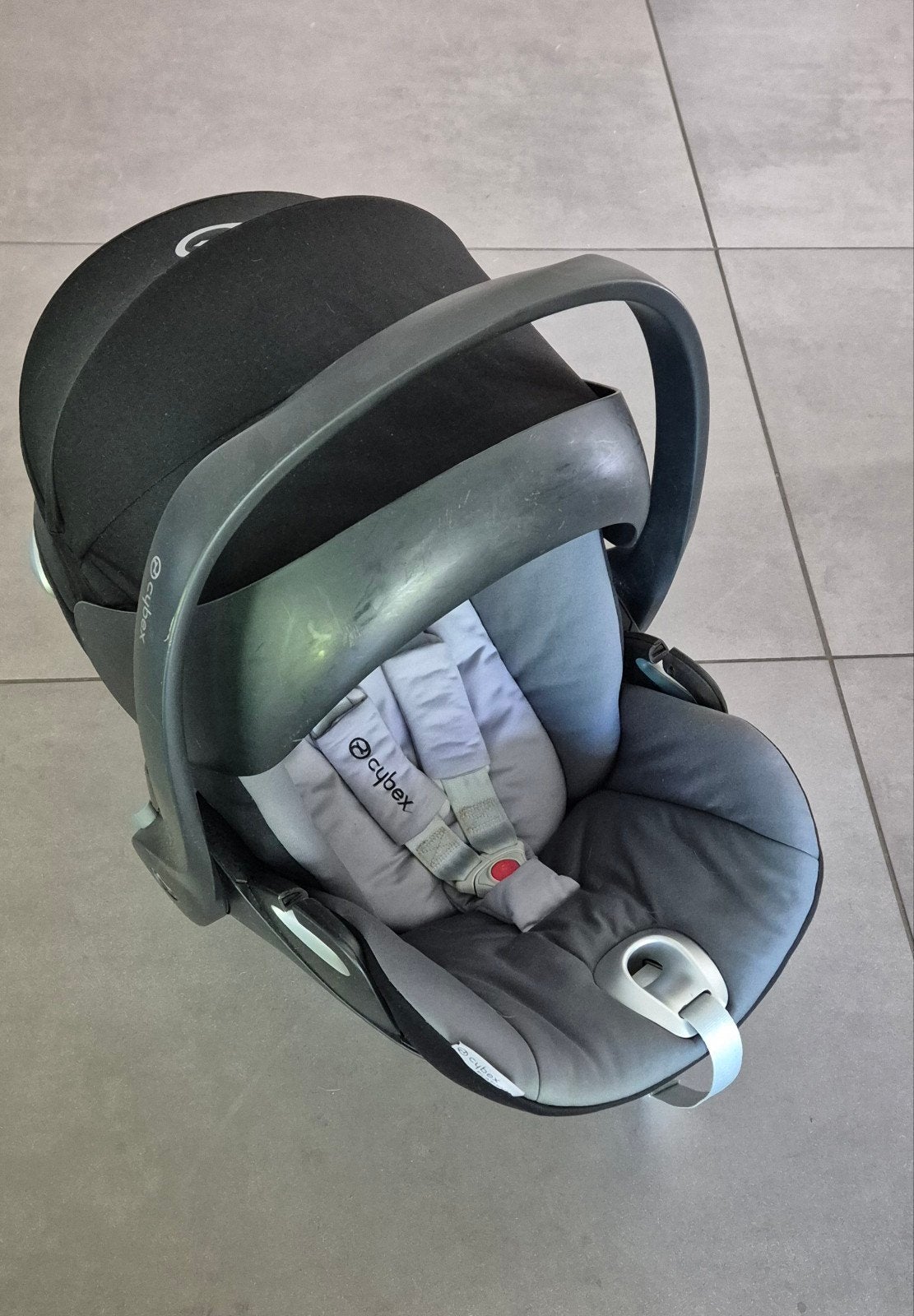 Cybex Cloud Q autostoel inclusief autobase, Kinderen en Baby's, Autostoeltjes, Verstelbare rugleuning, Gebruikt, Isofix, 0 t/m 13 kg