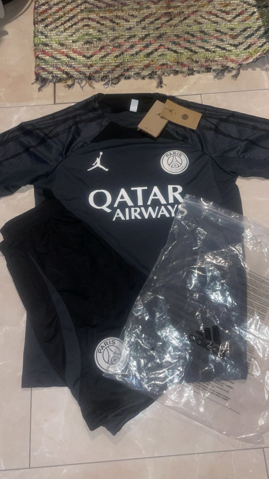 Psg tenue, Kleding | Heren, Sportkleding, Ophalen of Verzenden, Zo goed als nieuw, Blauw, Voetbal