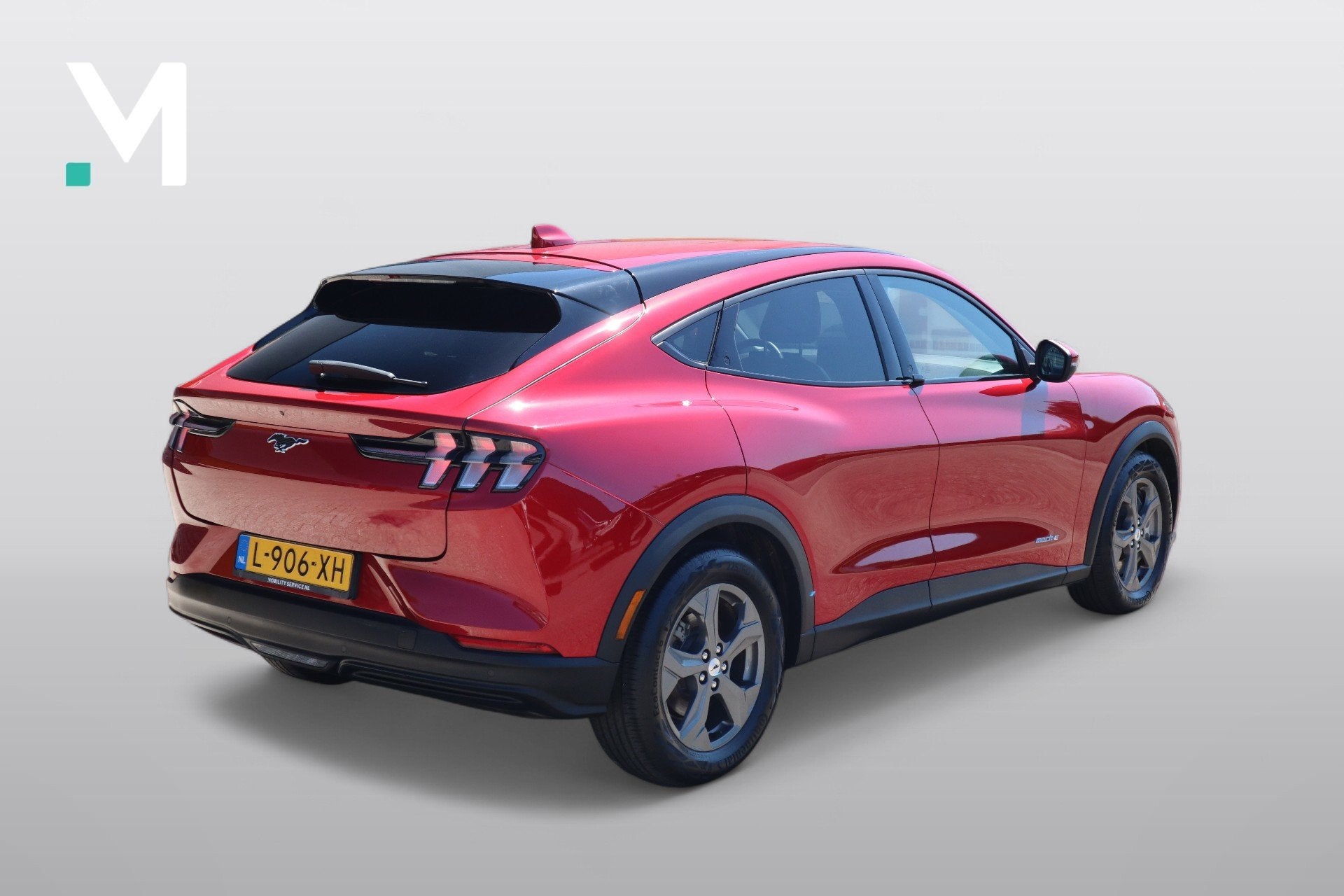 Ford Mustang Mach-E RWD 75 kWh SOH93% Leder Clima LED CarPla, Auto's, Dealer onderhouden, Achterwielaandrijving, Gebruikt, 750 kg