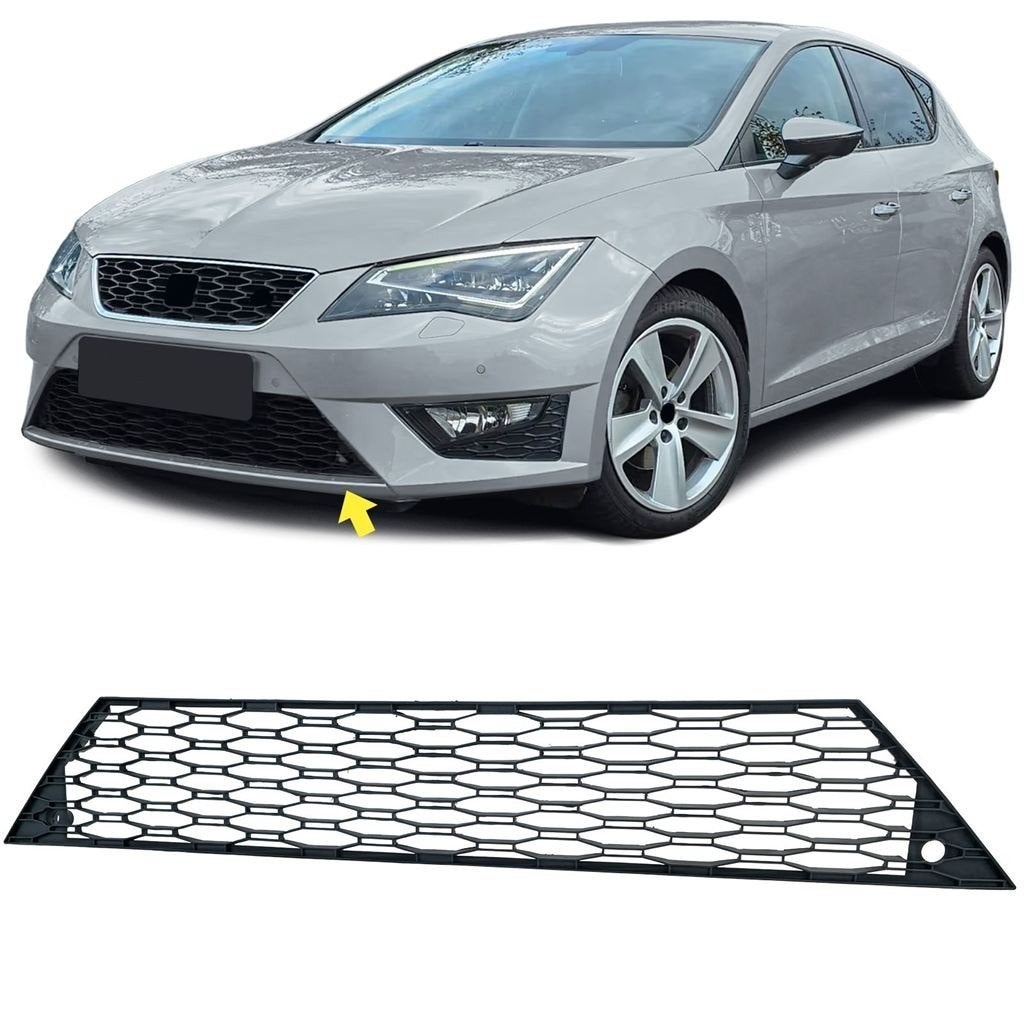 Grill Voorbumper Voor Seat Leon FR 5F Facelift Honingraat
