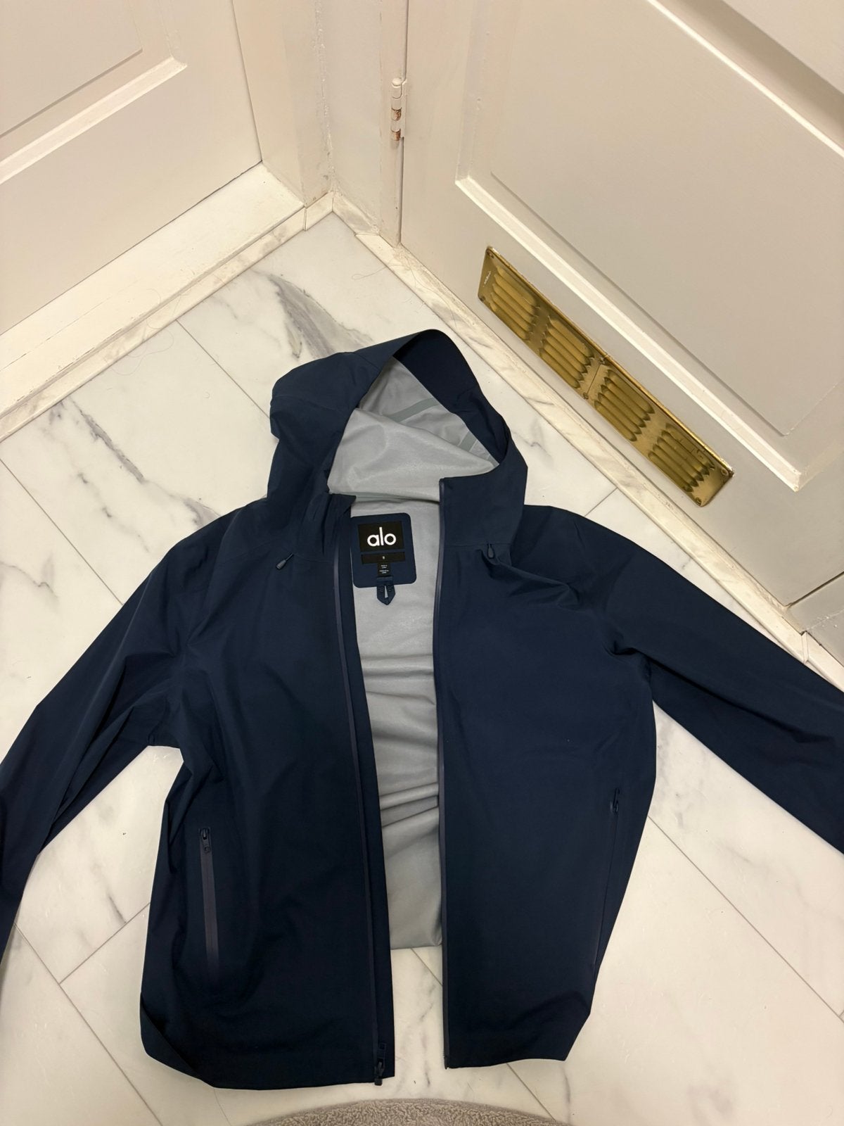Alo jas, Kleding | Heren, Ophalen of Verzenden, Zo goed als nieuw, Maat 46 (S) of kleiner, Blauw