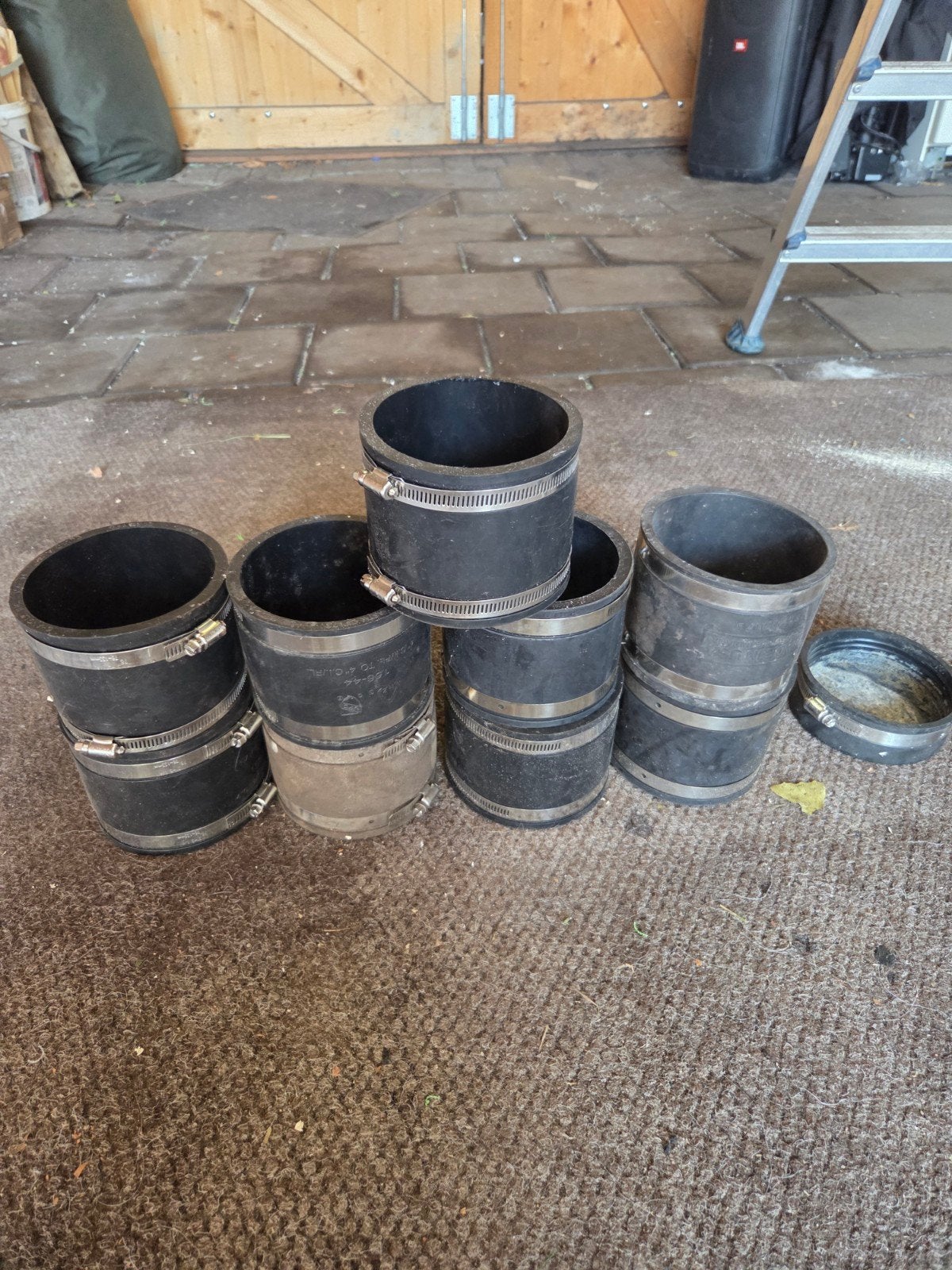 Flexibele moffen 110mm, Ophalen, Zo goed als nieuw, Overige typen