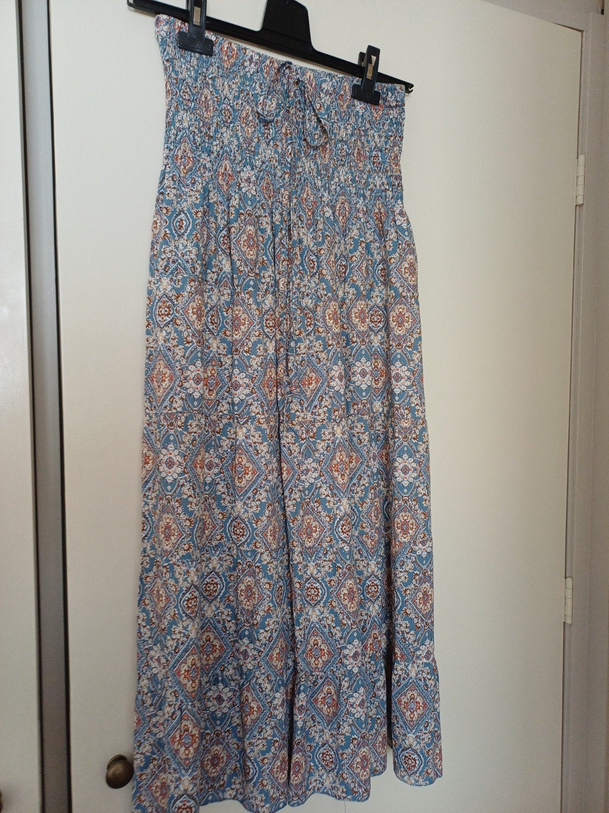 Smokwerk  Rok Maat M - Comfortabel en Stijlvol, Ophalen of Verzenden, Zo goed als nieuw, Maat 38/40 (M), Blauw