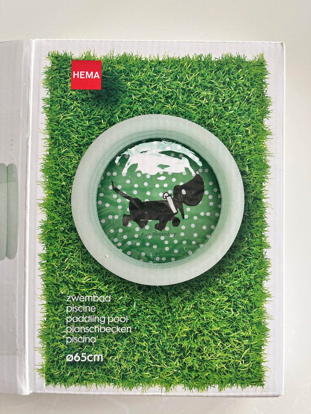 Hema Opblaaszwembad Ø65cm Takkie, Ophalen, Minder dan 80 cm, Opblaaszwembad, Rond