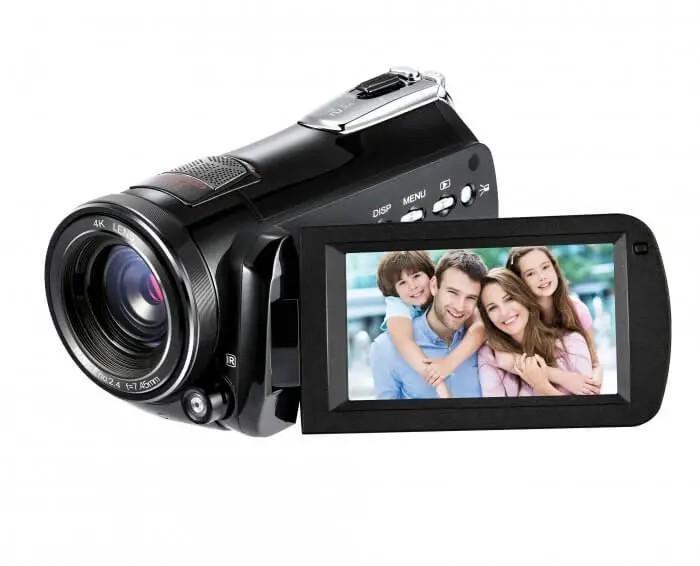 AD-C1 4K Ultra HD Camcorder met Sony CMOS sensor en Wifi, Audio, Tv en Foto, Videocamera's Digitaal, Ophalen of Verzenden