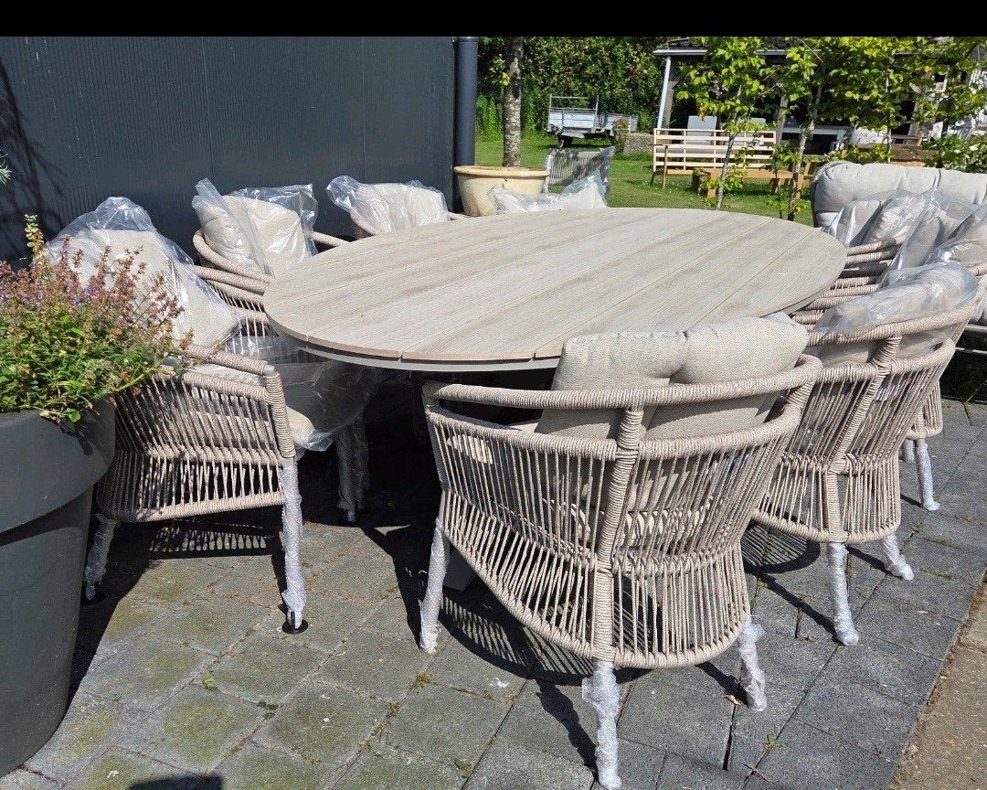 DININGSTOEL GARDEN IMPRESSIONS €150 PER STUK Rope taupe, Tuin en Terras, Ophalen, Nieuw