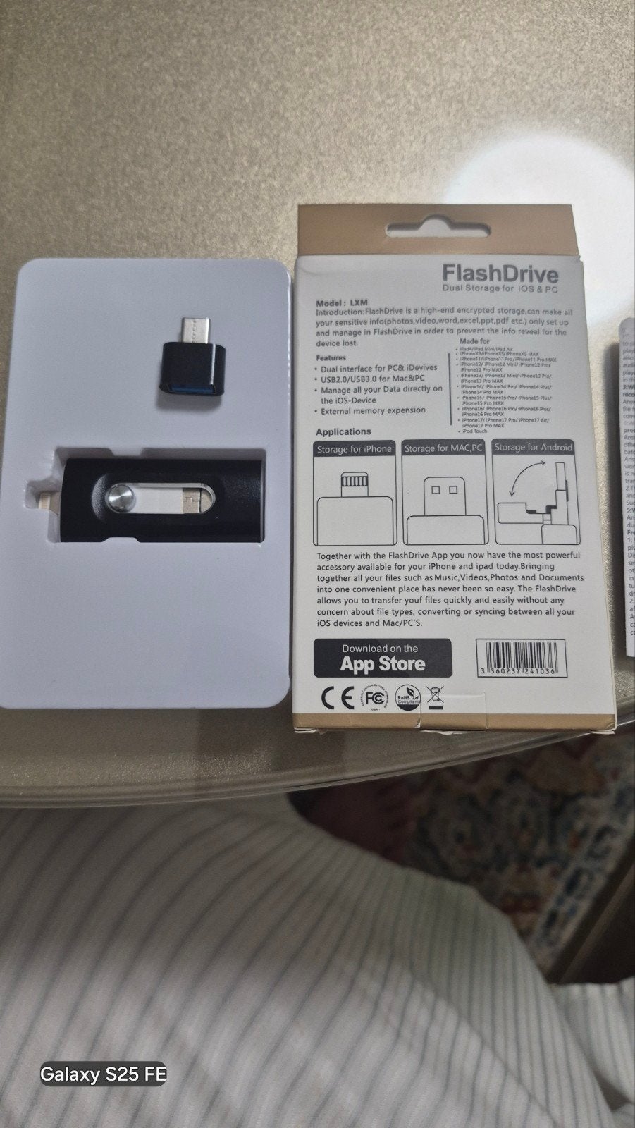FlashDrive Dual Opslag voor iOS & PC - 32GB