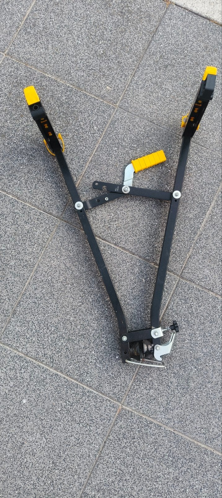 Bike Rider fietsendrager voor 2 fietsen met verlichting, Auto diversen, Fietsendragers, Ophalen, 2 fietsen, Gebruikt, Trekhaakdrager