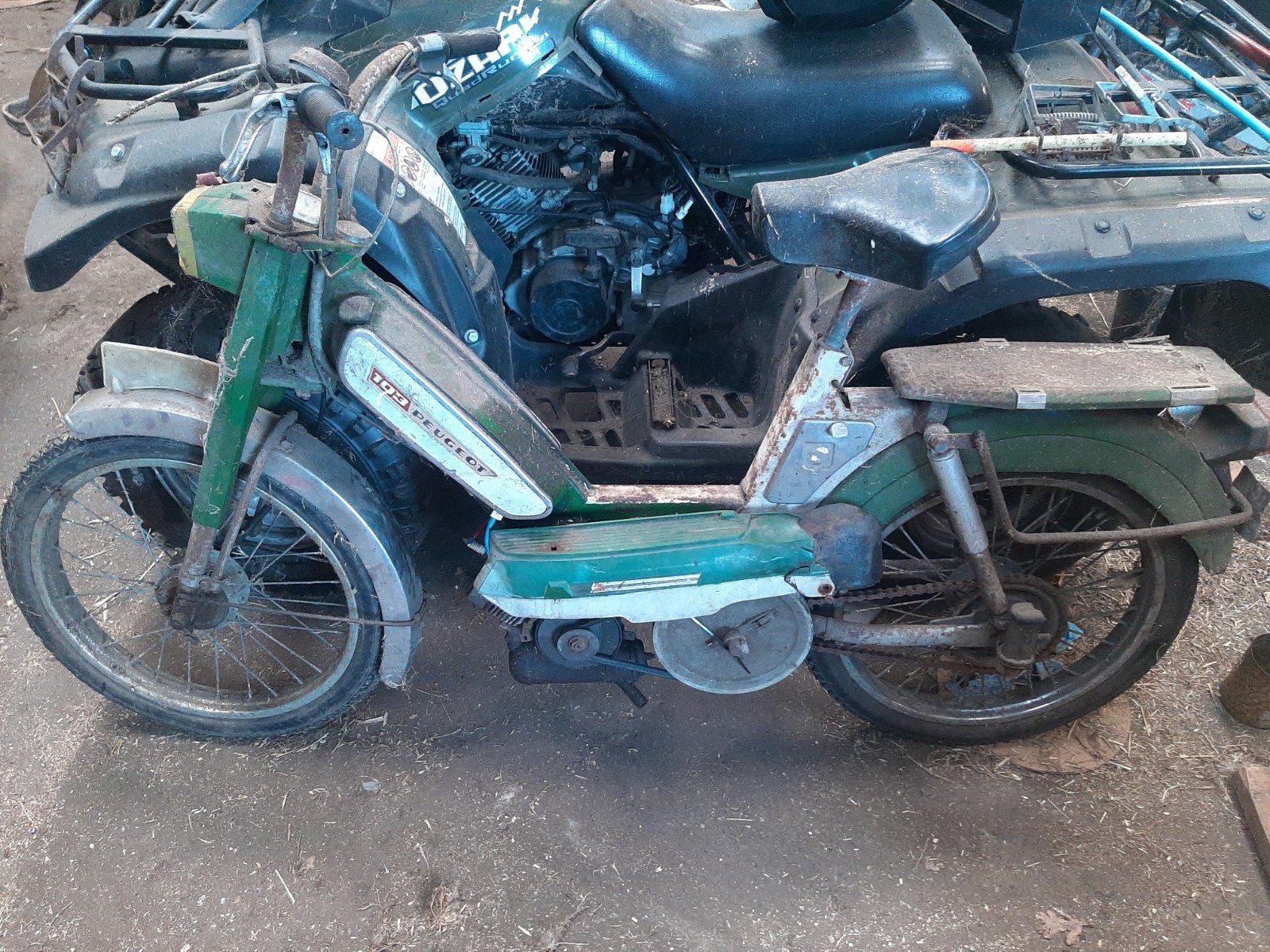 Peugeot 103 bromfiets - Opknapper/Onderdelen, Ophalen of Verzenden, Gebruikt, Maximaal 45 km/u, Overige modellen