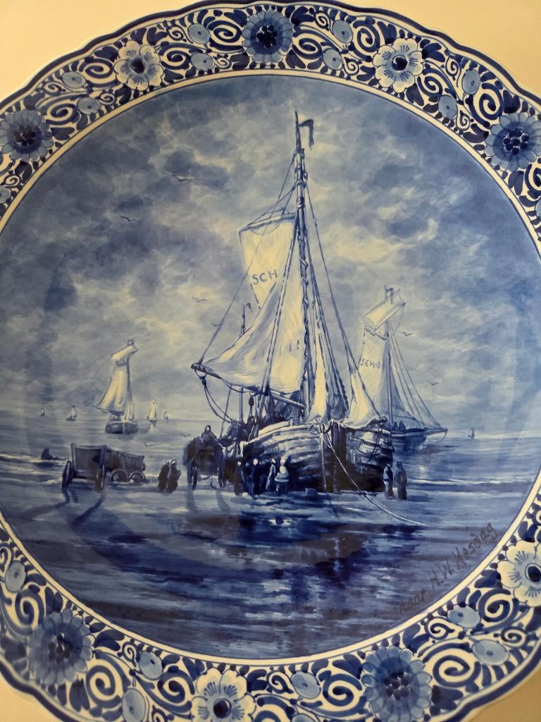 Porceleyne Fles Delfts Blauw Mesdag 41 cm, Ophalen