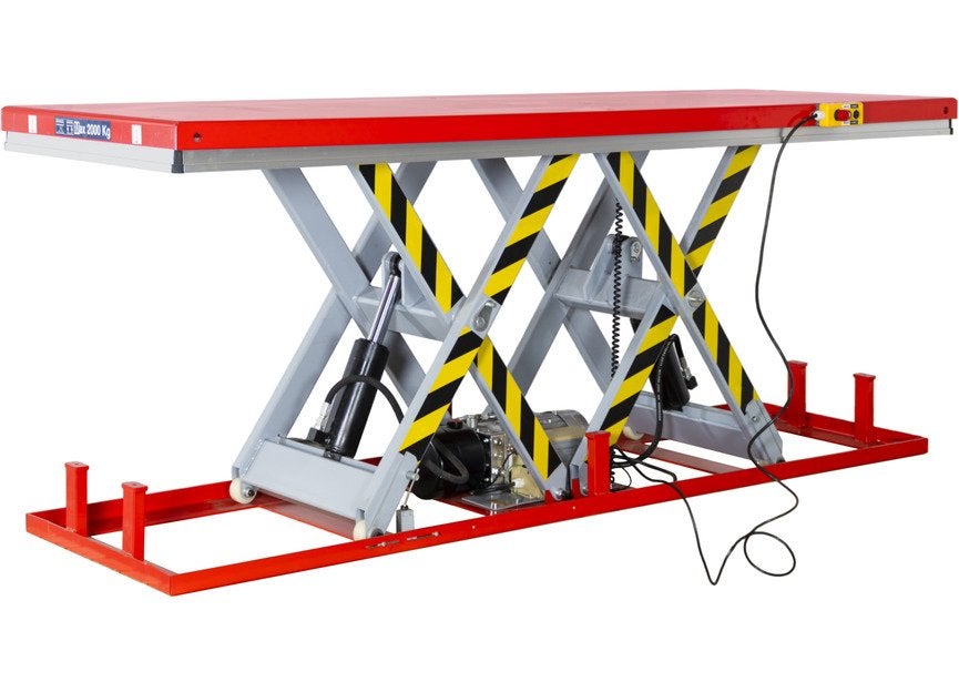 Elektrohydraulische schaarheftafel 1000 mm 2000 kg 230 V, Ophalen, Nieuw