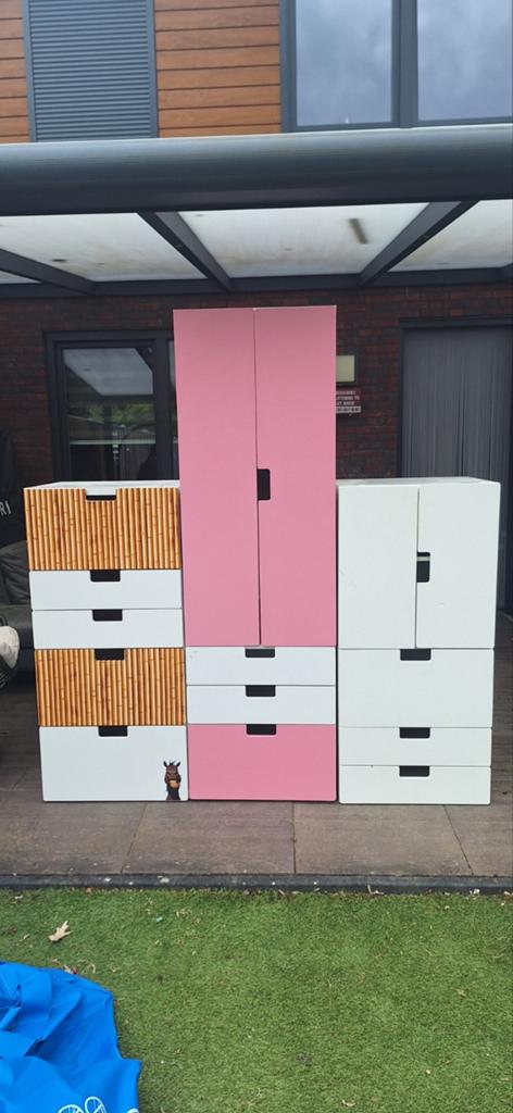 IKEA Stuva kledingkasten, Huis en Inrichting, Kasten | Kledingkasten, Ophalen, 50 tot 100 cm, Zo goed als nieuw, 150 tot 200 cm