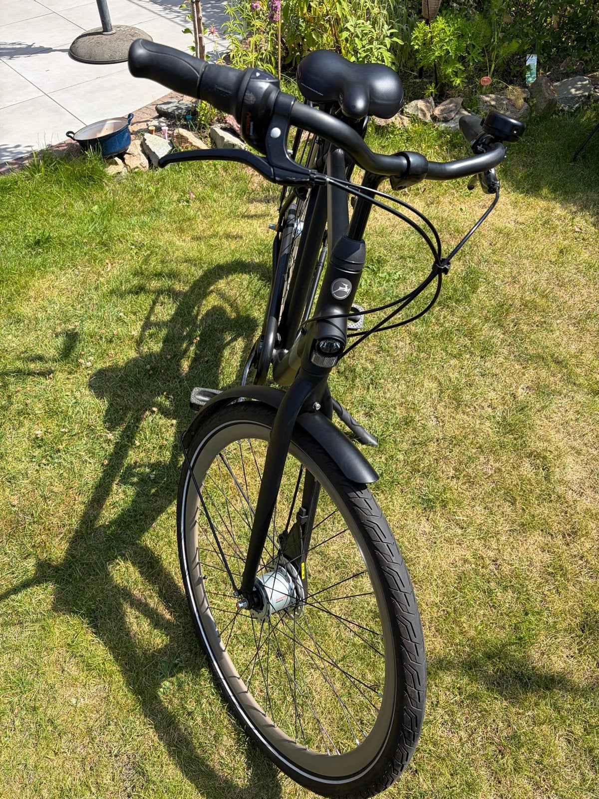 Gazelle Esprit T7 mat zwart H54 - Zo goed als nieuw, Fietsen en Brommers, Fietsen | Heren | Herenfietsen, Ophalen, Versnellingen