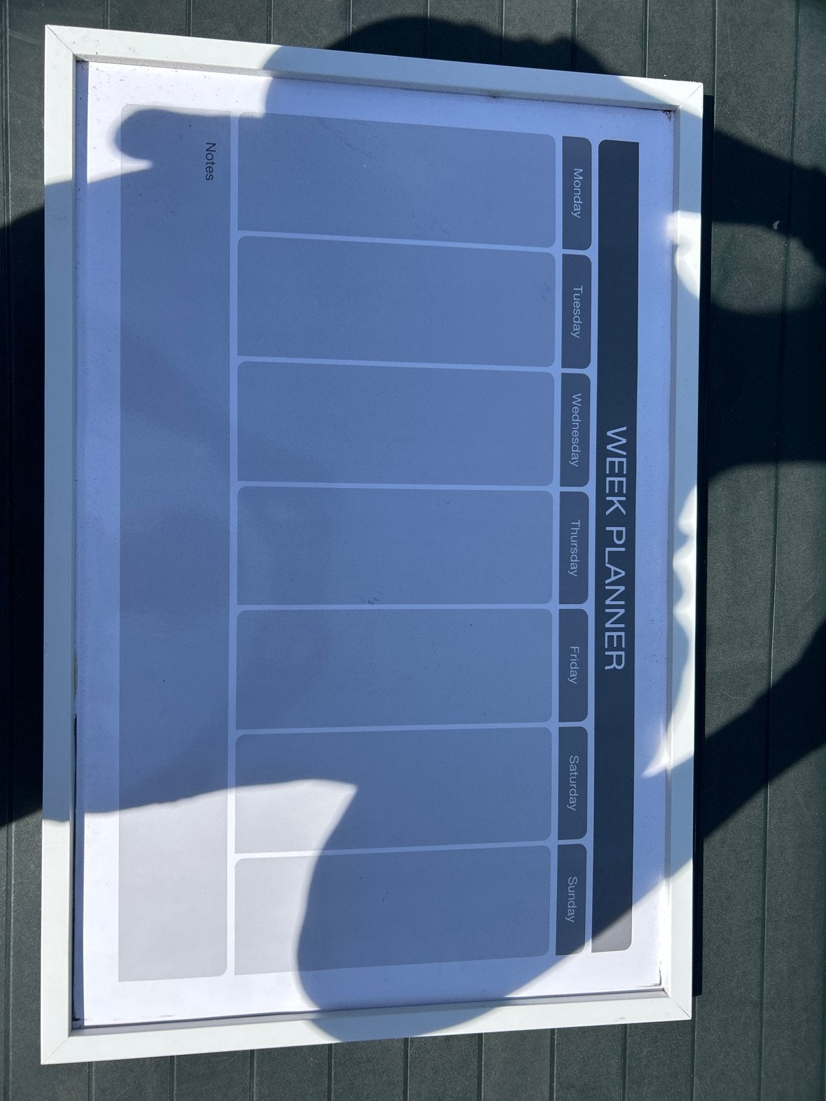 Weekplanner, Ophalen