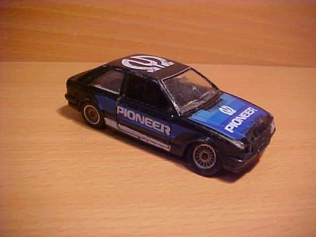 Solido 1315 - Ford Escort Pioneer [zwart] 1/43, Hobby en Vrije tijd, Ophalen of Verzenden, Gebruikt, Auto, Solido