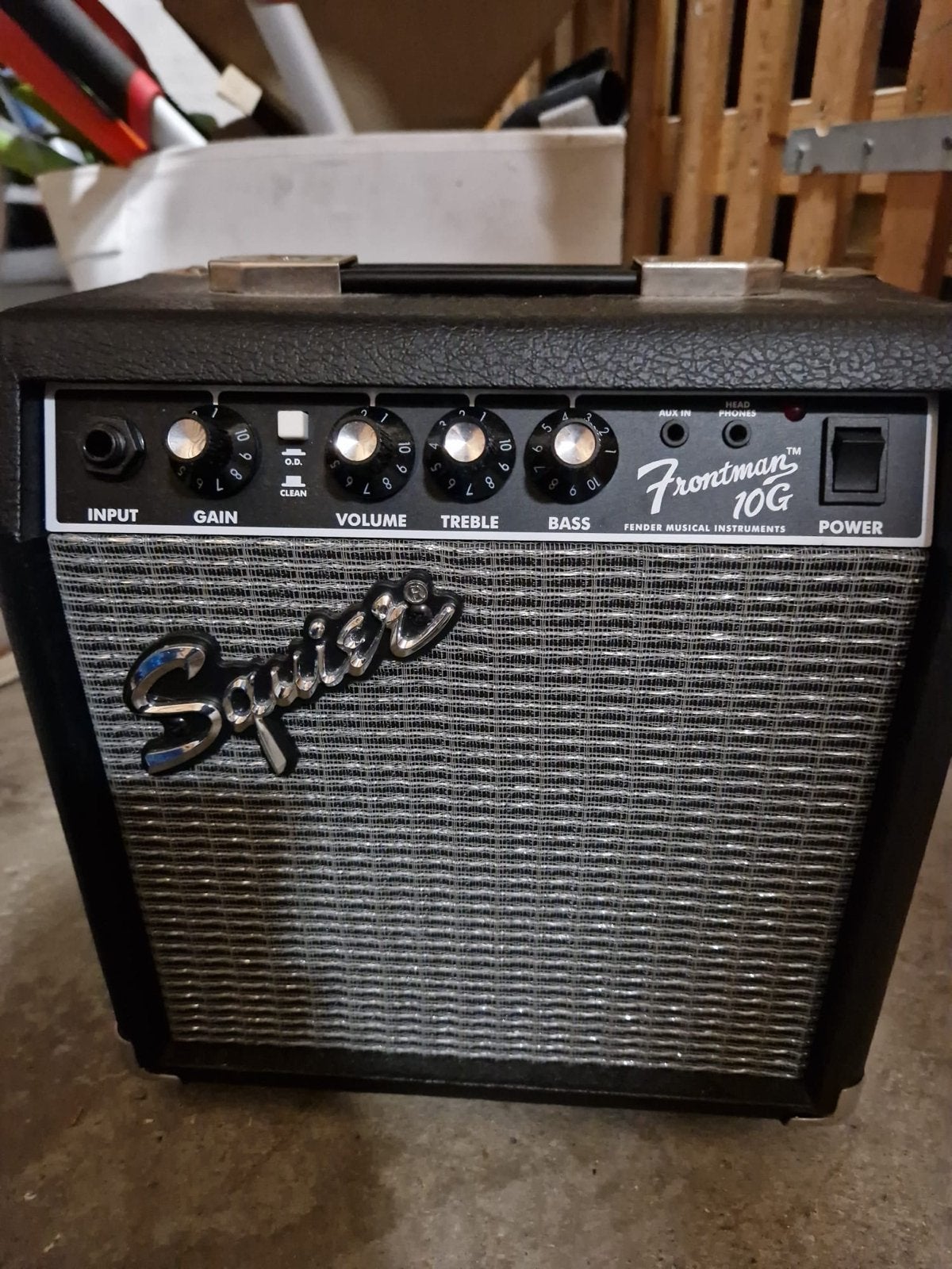 Squier Frontman 10G Gitaarversterker, Muziek en Instrumenten, Versterkers | Bas en Gitaar, Ophalen, Gebruikt, Gitaar, Minder dan 50 watt