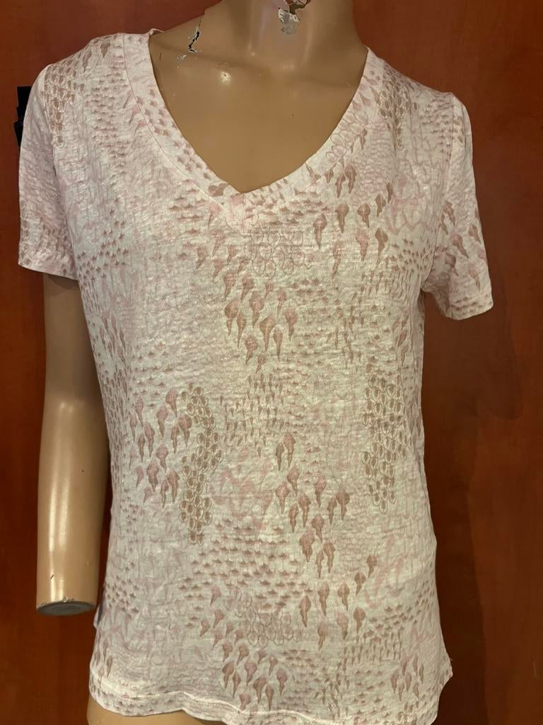 MAX&MOI shirt maat m origineel zgan, Ophalen of Verzenden, Zo goed als nieuw, Beige, Korte mouw