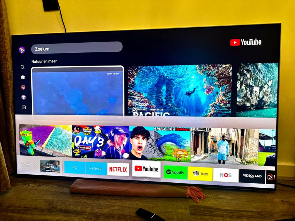 Samsung suhd smart 4k tv 65 inch 120hz refresch rate, 120 Hz, Ophalen of Verzenden, Zo goed als nieuw, Samsung