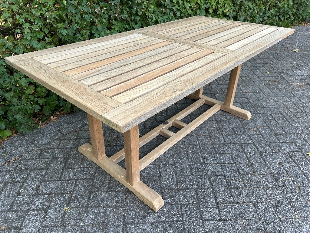 Teakhouten tuintafel van Teak & Garden - 180 x 90 cm, Ophalen, Gebruikt, -, -