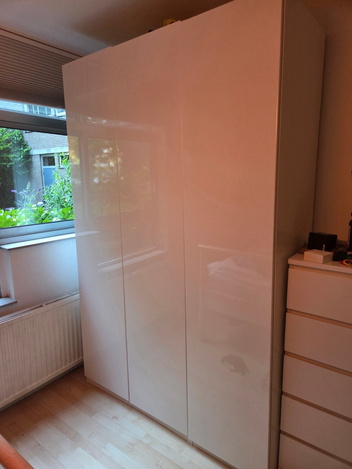 Witte ikea pax kast, Gebruikt, 200 cm of meer, 150 tot 200 cm, Modern