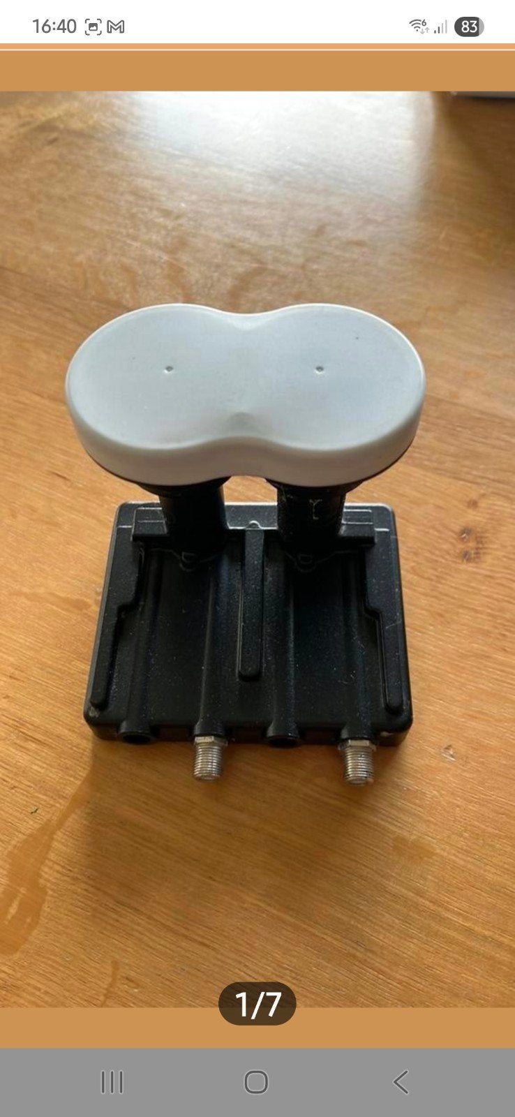 Ultra HD 4K hybride GT-TM03 twin Lnb, Ophalen of Verzenden, Zo goed als nieuw, (Schotel)antenne-accessoires, Overige merken