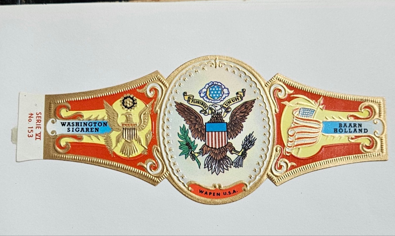 Sigarenbandjes- diverse USA, Ophalen, Gebruikt, Sigarenbandjes
