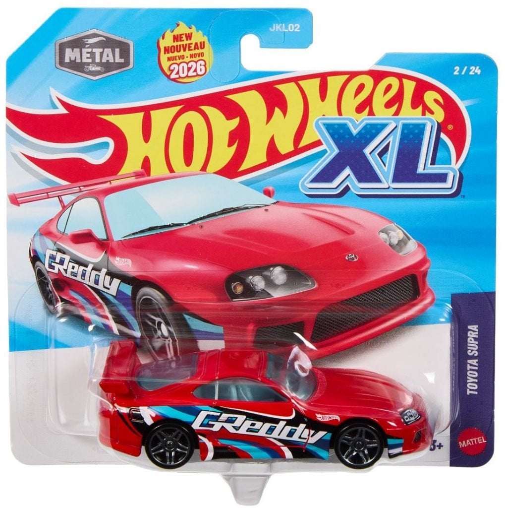 2026 Hot Wheels XL Toyota Supra - 1:43, Ophalen of Verzenden, Nieuw, Auto, Overige merken
