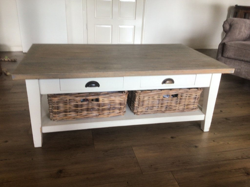 Salon tafel, Huis en Inrichting, Ophalen, 100 tot 150 cm, 50 tot 100 cm, Zo goed als nieuw
