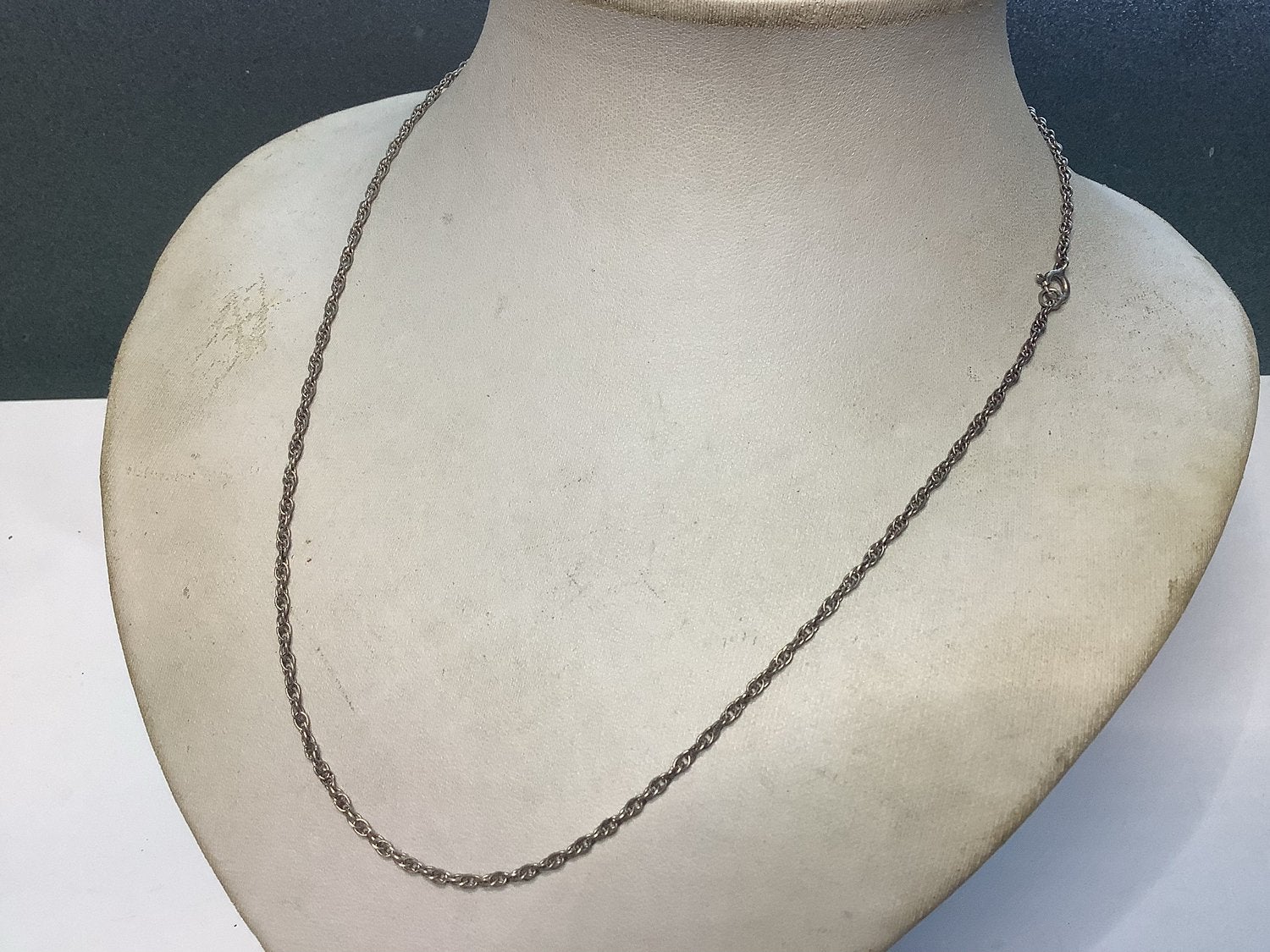 PRACHTIGE 925 ZILVER KOORD KETTING, CIRCA 42 CM LANG, Verzenden, Zilver, Ketting