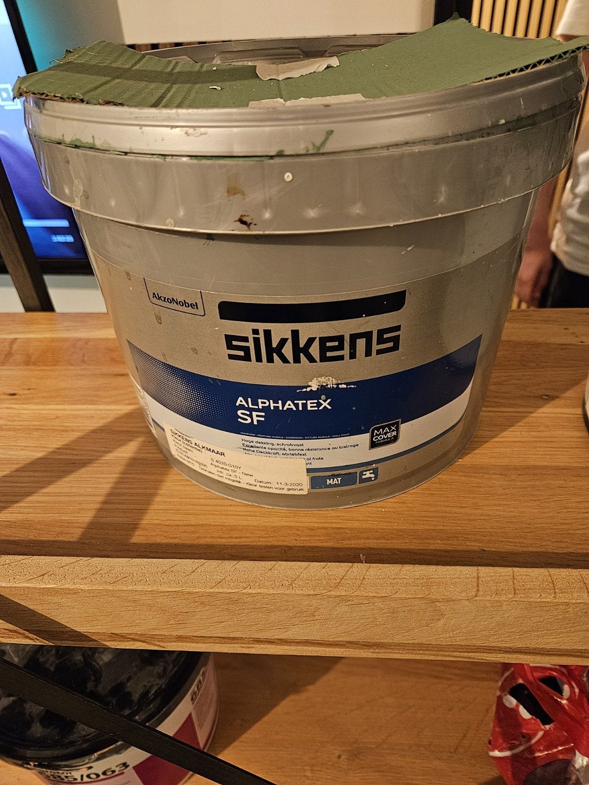 Sikkens Alphatex SF Muurverf - Bijna Volle Emmer, Ophalen