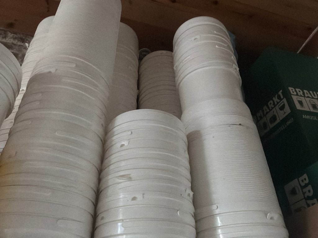 Emmers met deksel, Huis en Inrichting, Emmers, Ophalen, Gebruikt, Kunststof, Met deksel