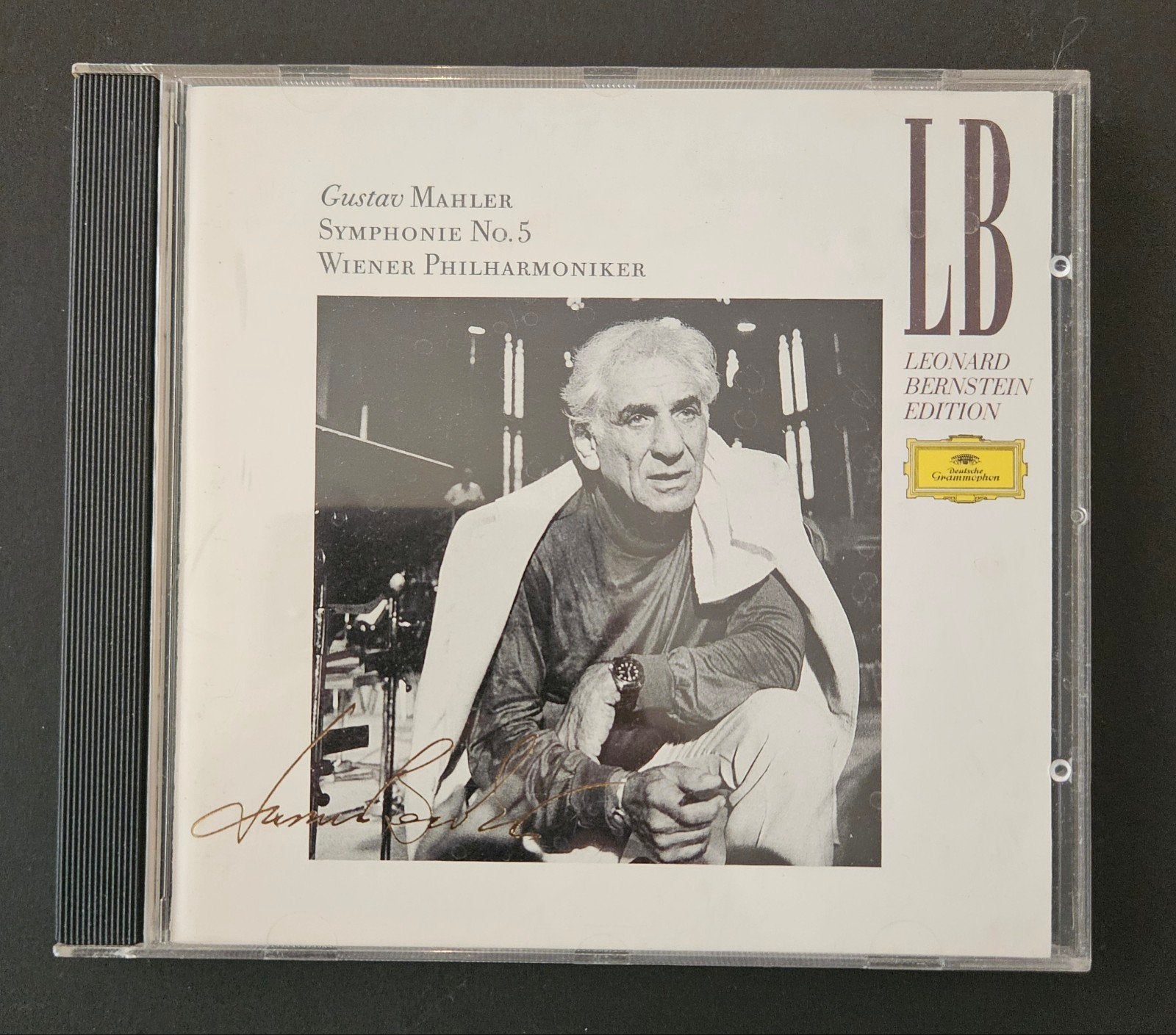 Gustav Mahler – Symfonie nr. 5 – Leonard Bernstein – Wiener, Ophalen of Verzenden, Romantiek, Zo goed als nieuw, Orkest of Ballet