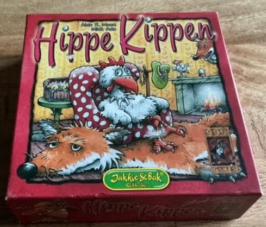 Hippe kippen - kaartspel - 999 games - zgan -, Hobby en Vrije tijd, Ophalen of Verzenden, Zo goed als nieuw, 999 Games